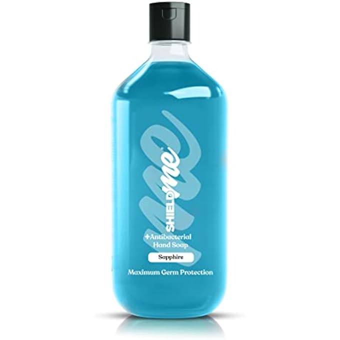 SHIELDME ANTIBACTERIAL HANDWASH LIQUID SOAP REFILL, SAPPHIRE  1LITER - Image 1